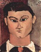 Amedeo Modigliani Portrat de Moise Kiesling oil painting reproduction